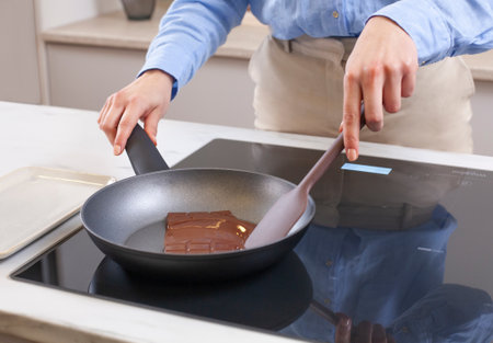 Dvobojni čokoladni mousse napravljen s Whirlpool FlexiZone - step2