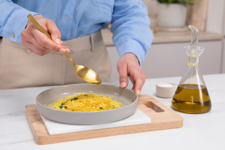 Panert havabbor med valnøtter og mango saus - step2