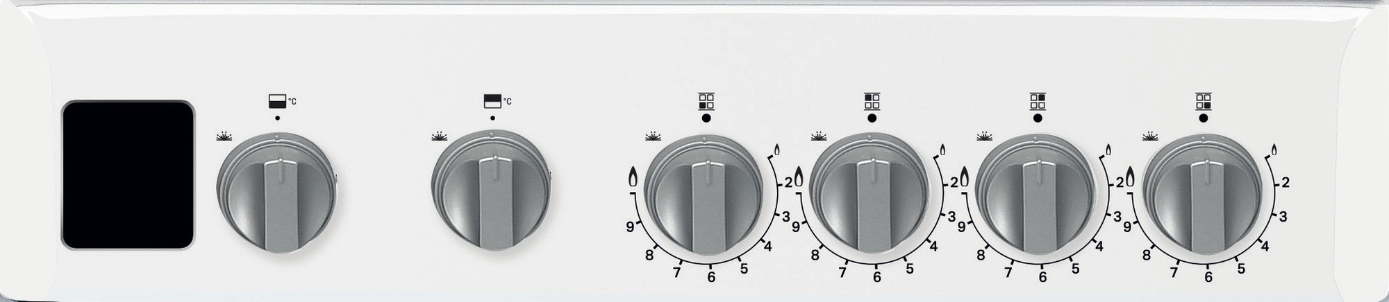 Picture of Hotpoint HD5G00CCW Freestanding Double Gas Cooker - White 