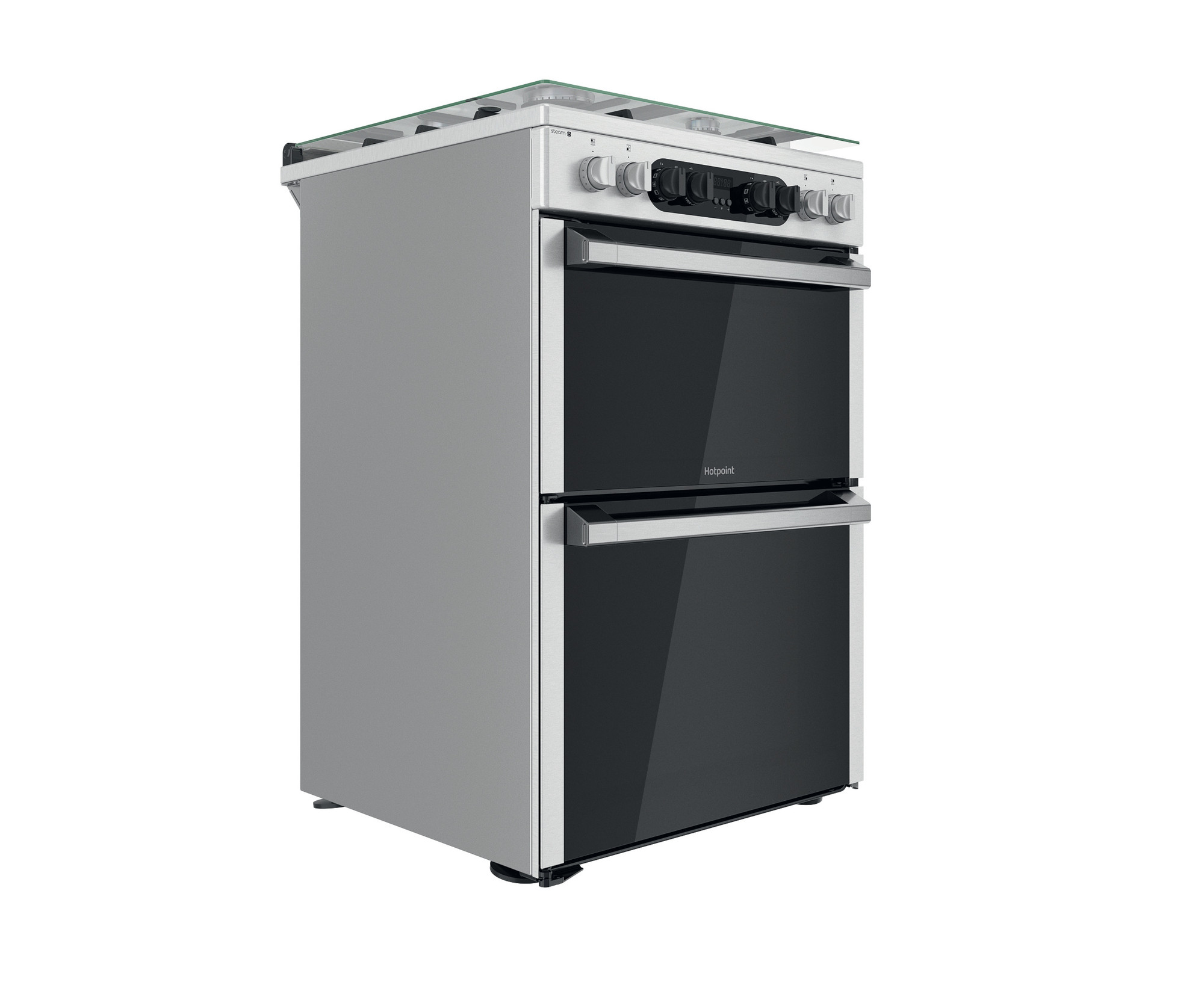 Picture of Hotpoint HDM67G8C2CX/UK Double Cooker - Inox 