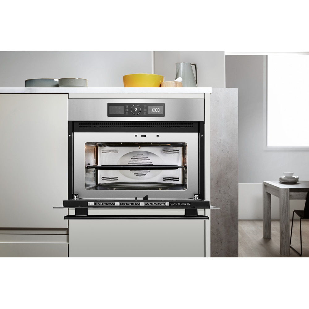 Whirlpool built in microwave oven: in Stainless Steel  - AMW 9615/IX UK