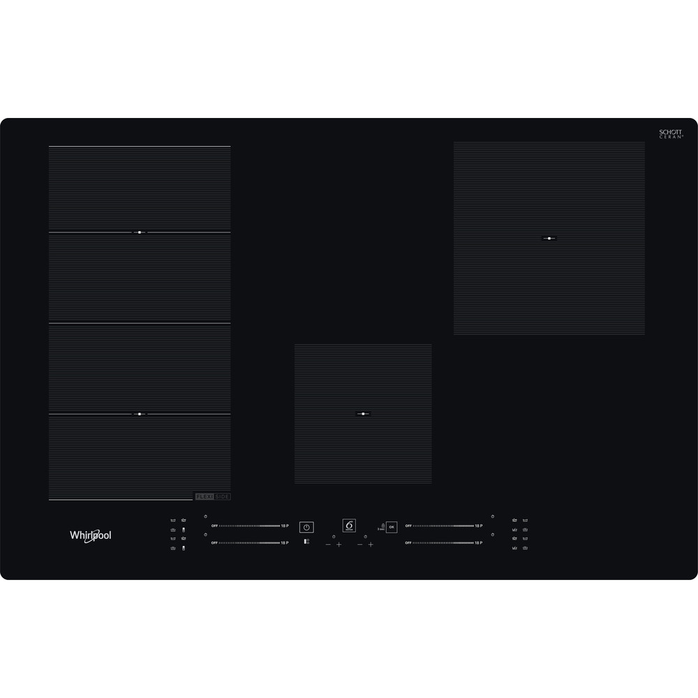 Whirlpool WF S3977 NE Induction Hob 4 Zones 75cm - Black