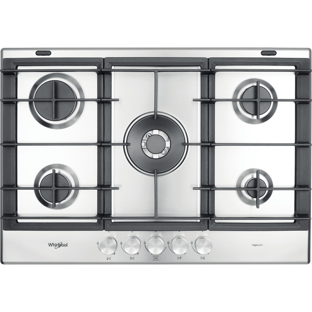 Whirlpool GMW 7552/IXL Gas Hob 5 Burners 75cm - Stainless Steel
