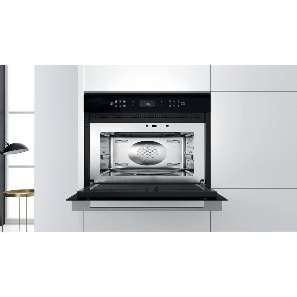 Whirlpool W Collection W7 MW461 UK Built-in Microwave Oven - Stainless Steel