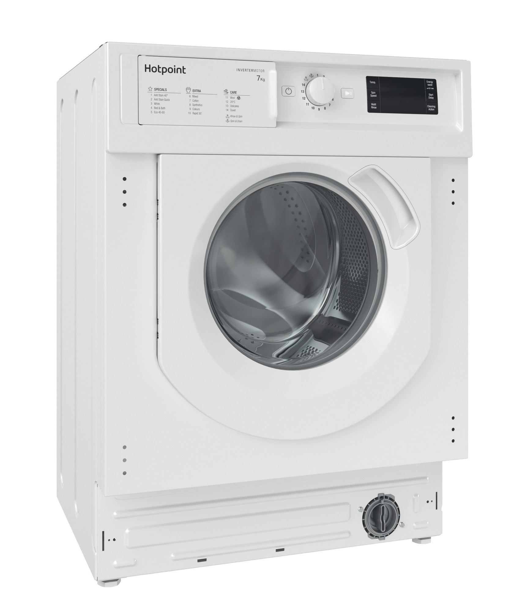 Picture of Hotpoint BI WMHG 71483 UK N 7kg Integrated Washing Machine in White