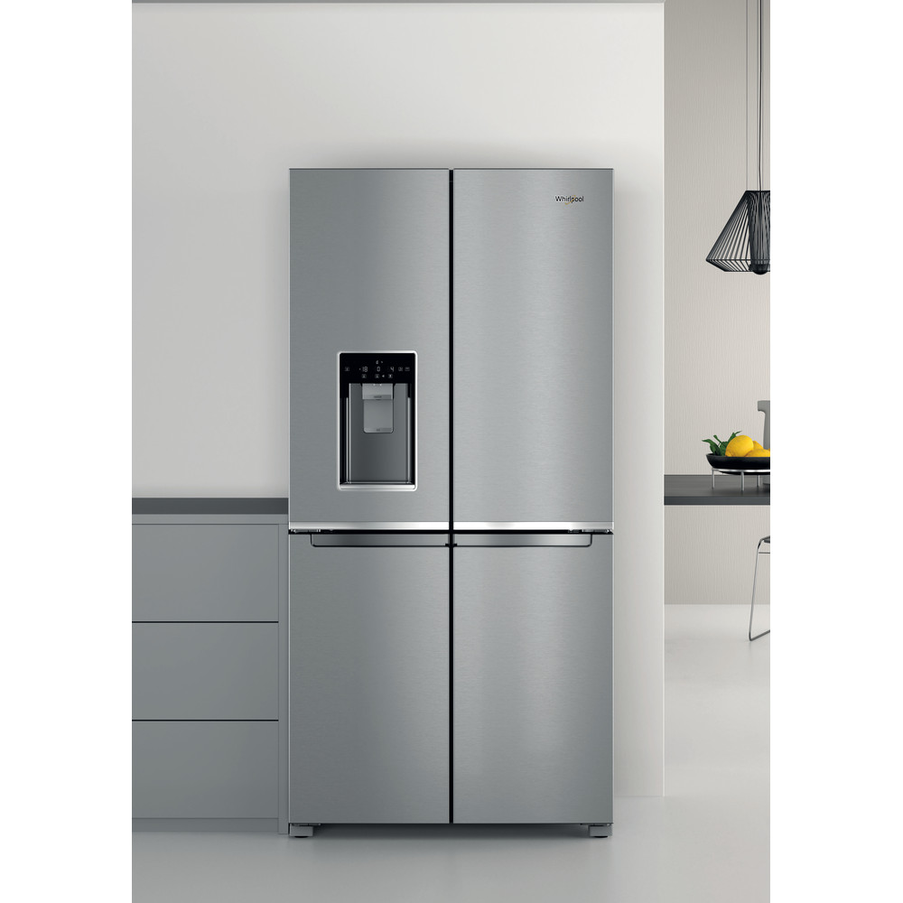 Whirlpool W Collection WQ9I MO1L UK Fridge Freezer - Stainless Steel