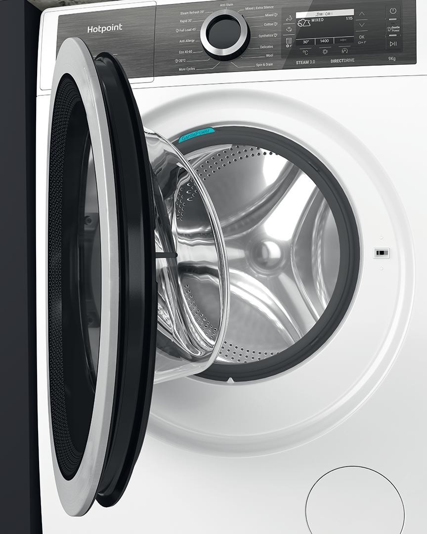 Picture of Hotpoint H8W946WBUK Washing Machine In White