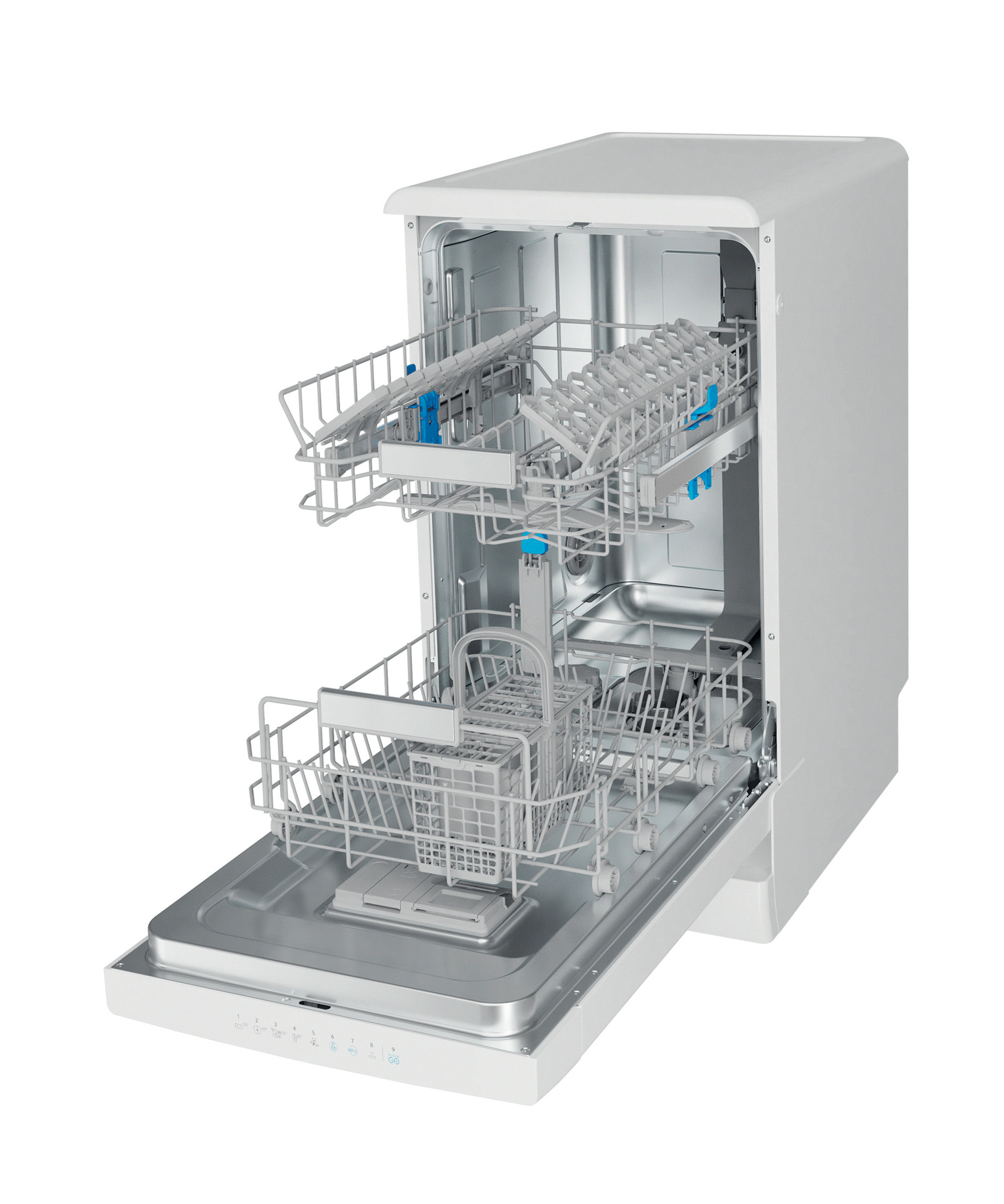 Picture of Indesit DSFO 3T224 Z UK N Slimline Dishwasher with 10 Place Settings in White