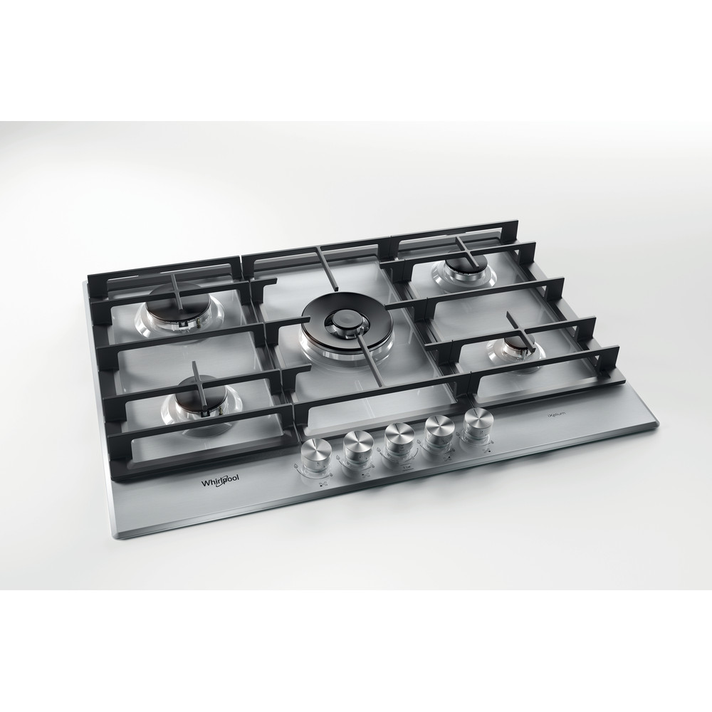 Whirlpool GMW 7552/IXL Gas Hob 5 Burners 75cm - Stainless Steel