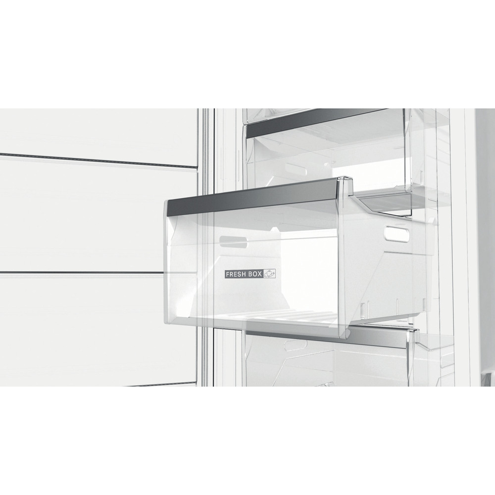 Whirlpool SW8 AM2C XARL 2 Larder Fridge 350L - Stainless Steel