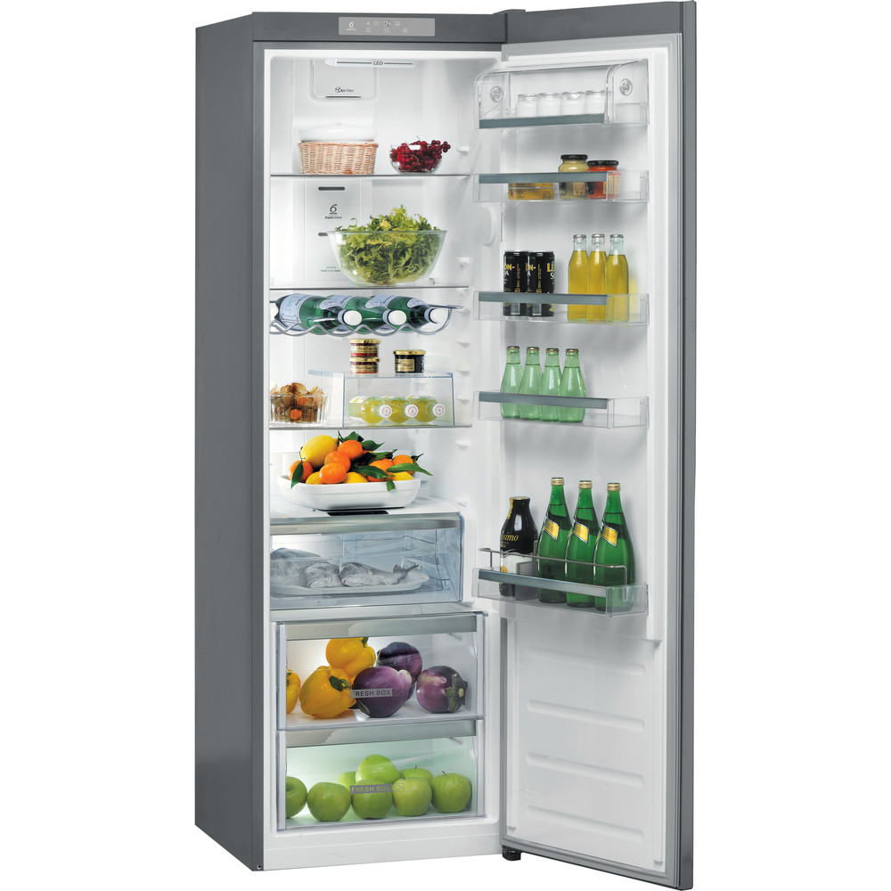 Whirlpool SW8 AM2C XARL 2 Larder Fridge 350L - Stainless Steel