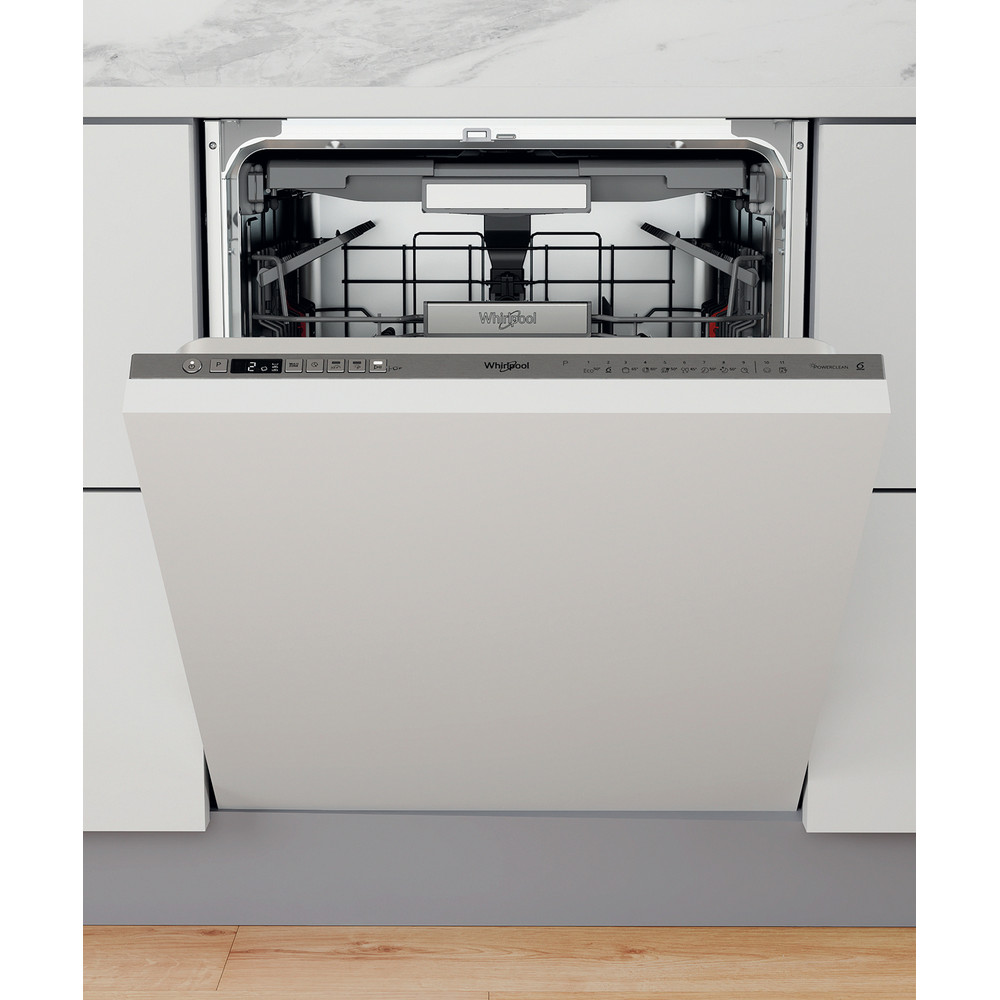Whirlpool SupremeClean WIO 3O33 PLE S UK Built-In Dishwasher 14 Place
