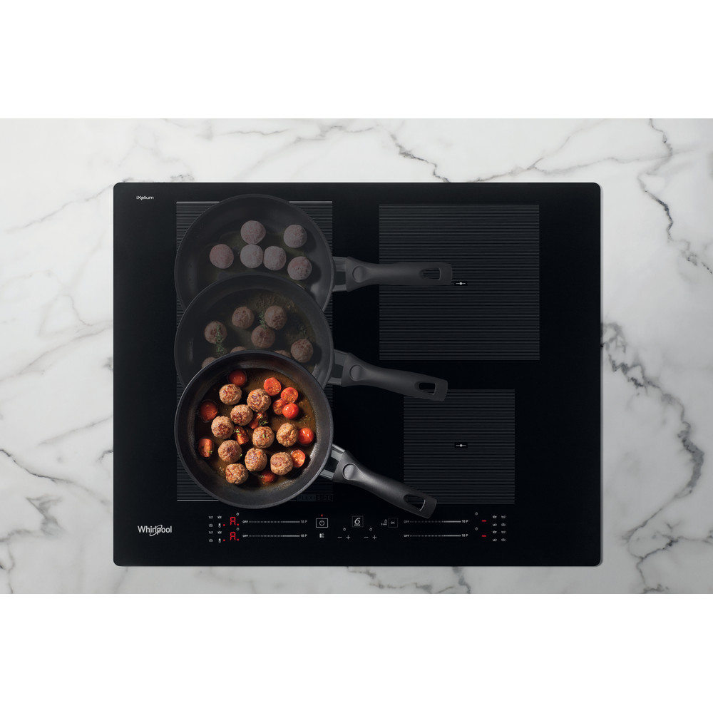 Whirlpool WF S0160 NE Induction Hob 4 Zones 60cm - Black