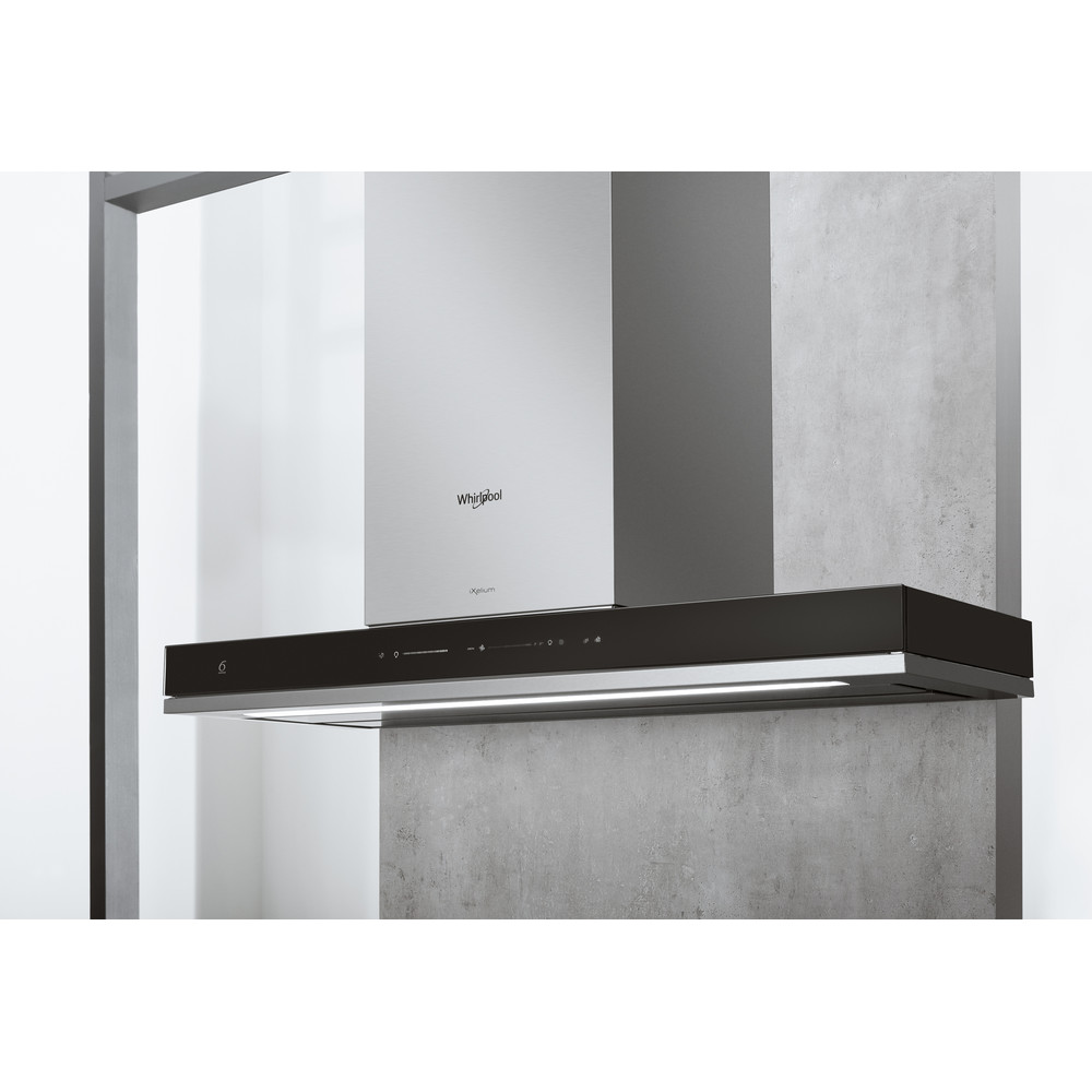 Whirlpool WHSS 90F TS K Cooker Hood 90cm - Black