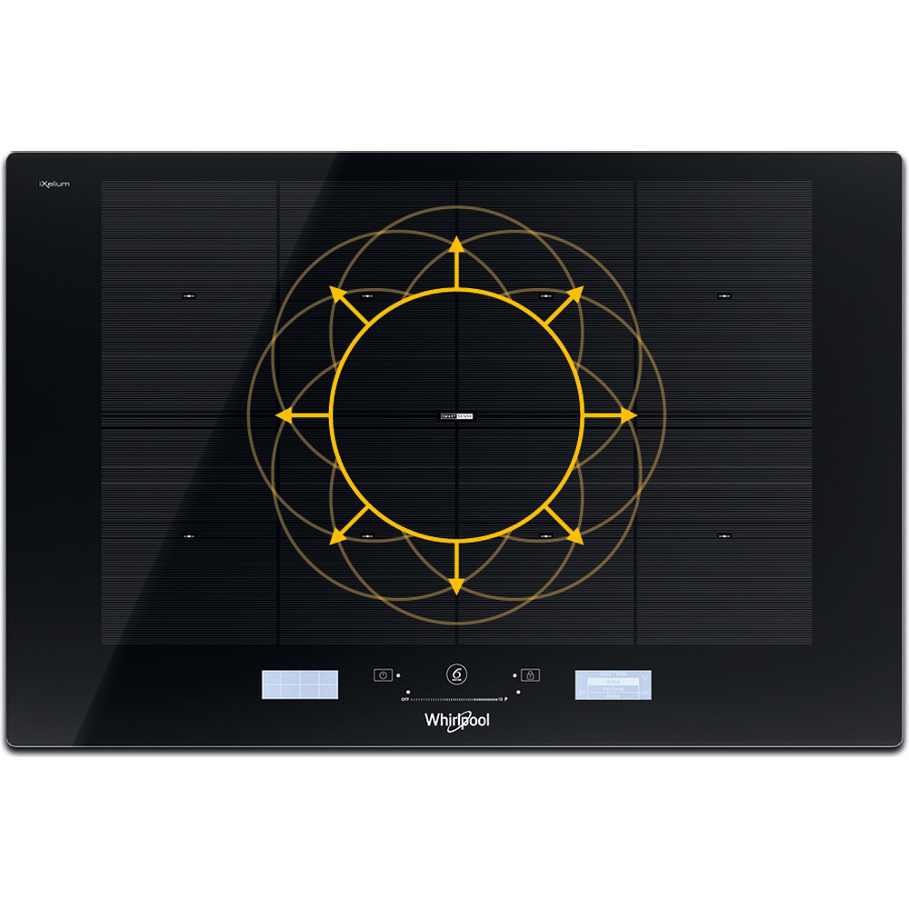 Whirlpool SmartCook SMP 778 C/NE/IXL Induction Hob 8 Zone 75cm - Black