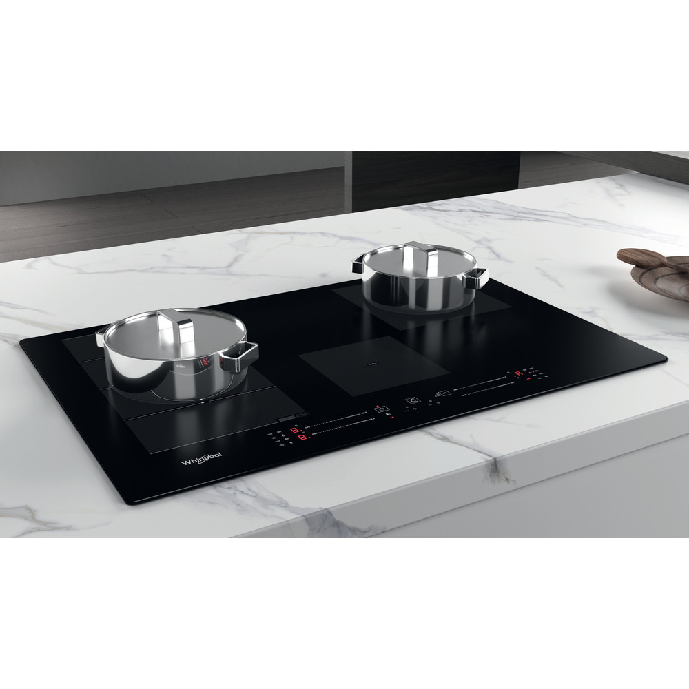 Whirlpool WF S3977 NE Induction Hob 4 Zones 75cm - Black