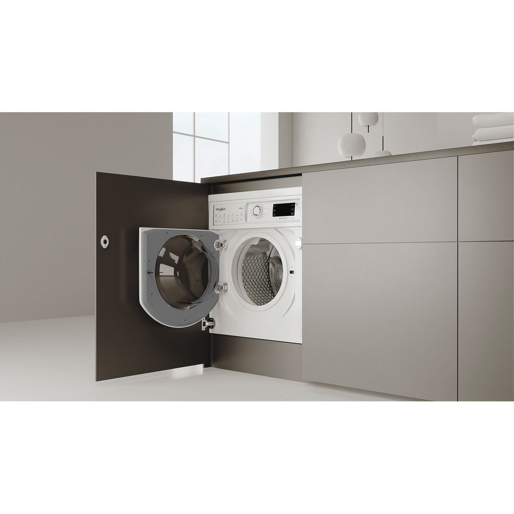 Whirlpool BI WDWG 861484 UK Built in Washer Dryer 8+6kg 1400rpm - White