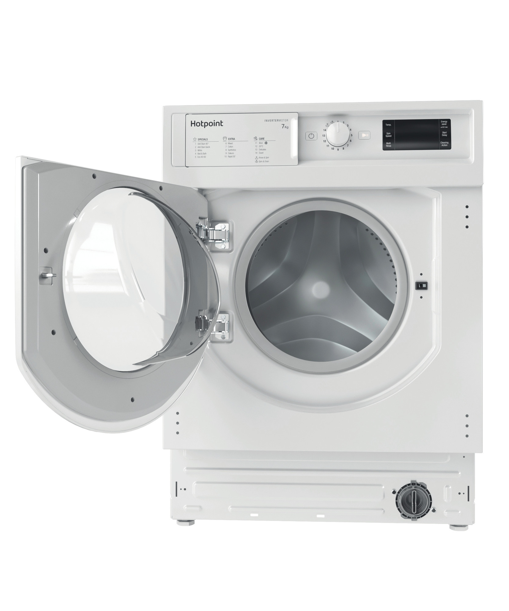 Picture of Hotpoint BI WMHG 71483 UK N 7kg Integrated Washing Machine in White