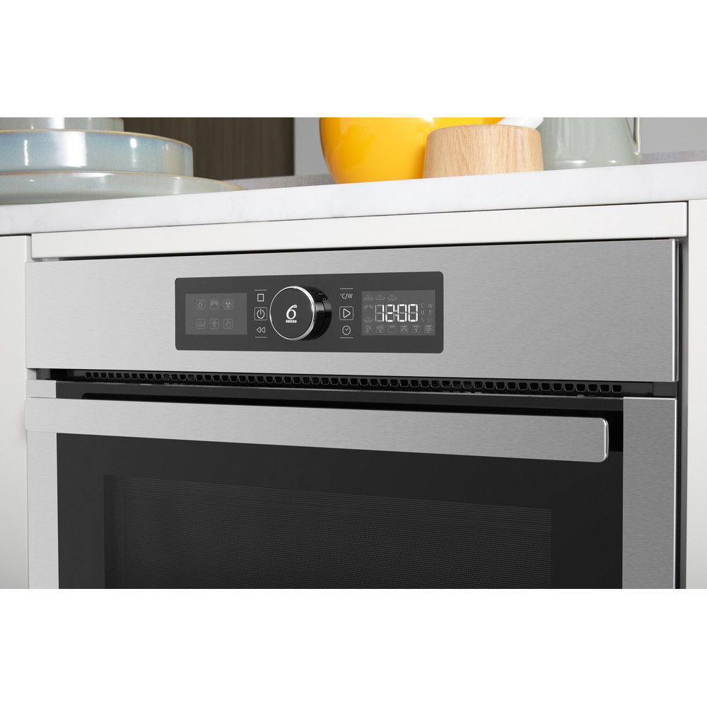 Whirlpool built in microwave oven: in Stainless Steel  - AMW 9615/IX UK