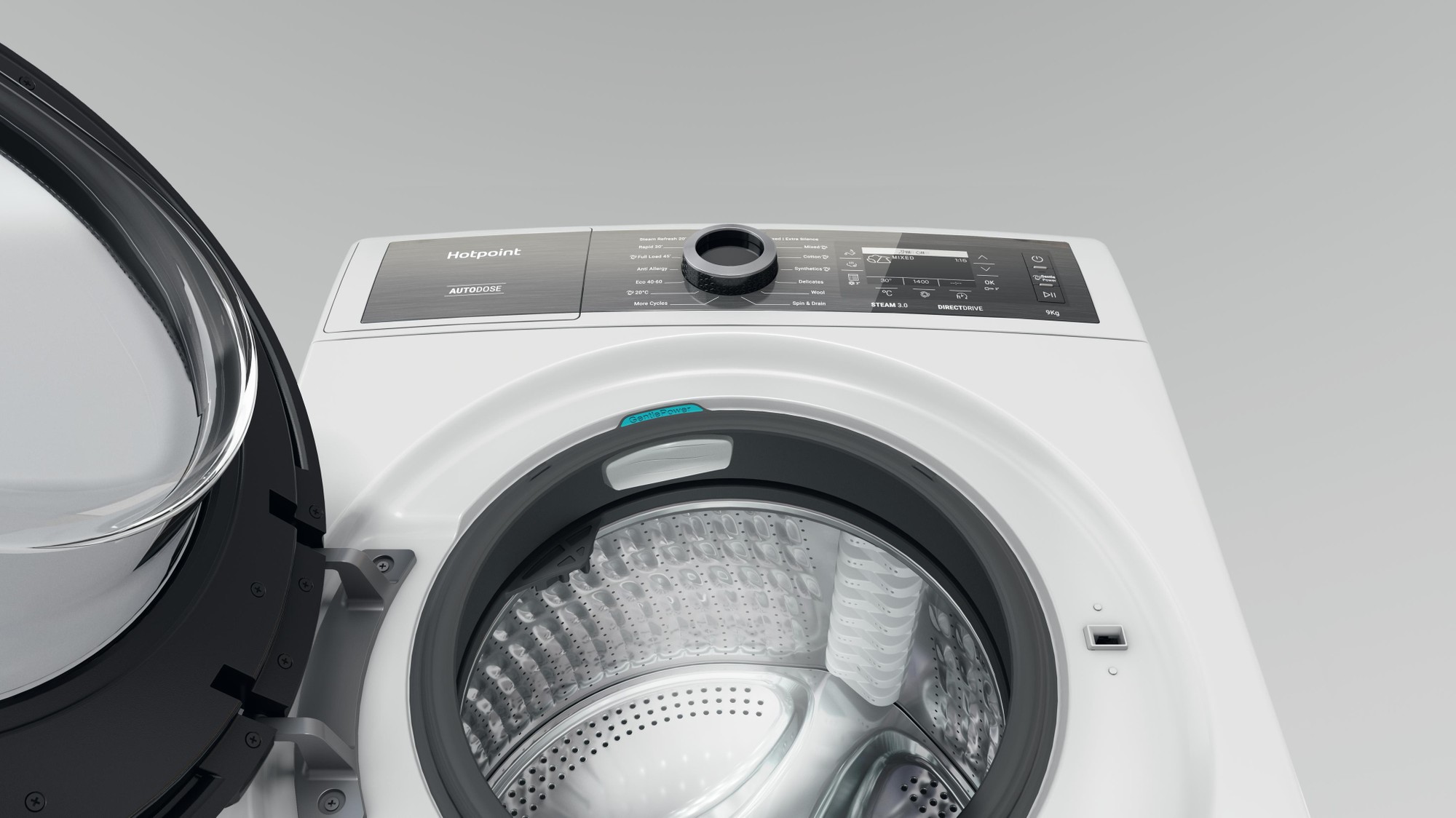 Picture of Hotpoint H8W946WBUK Washing Machine In White