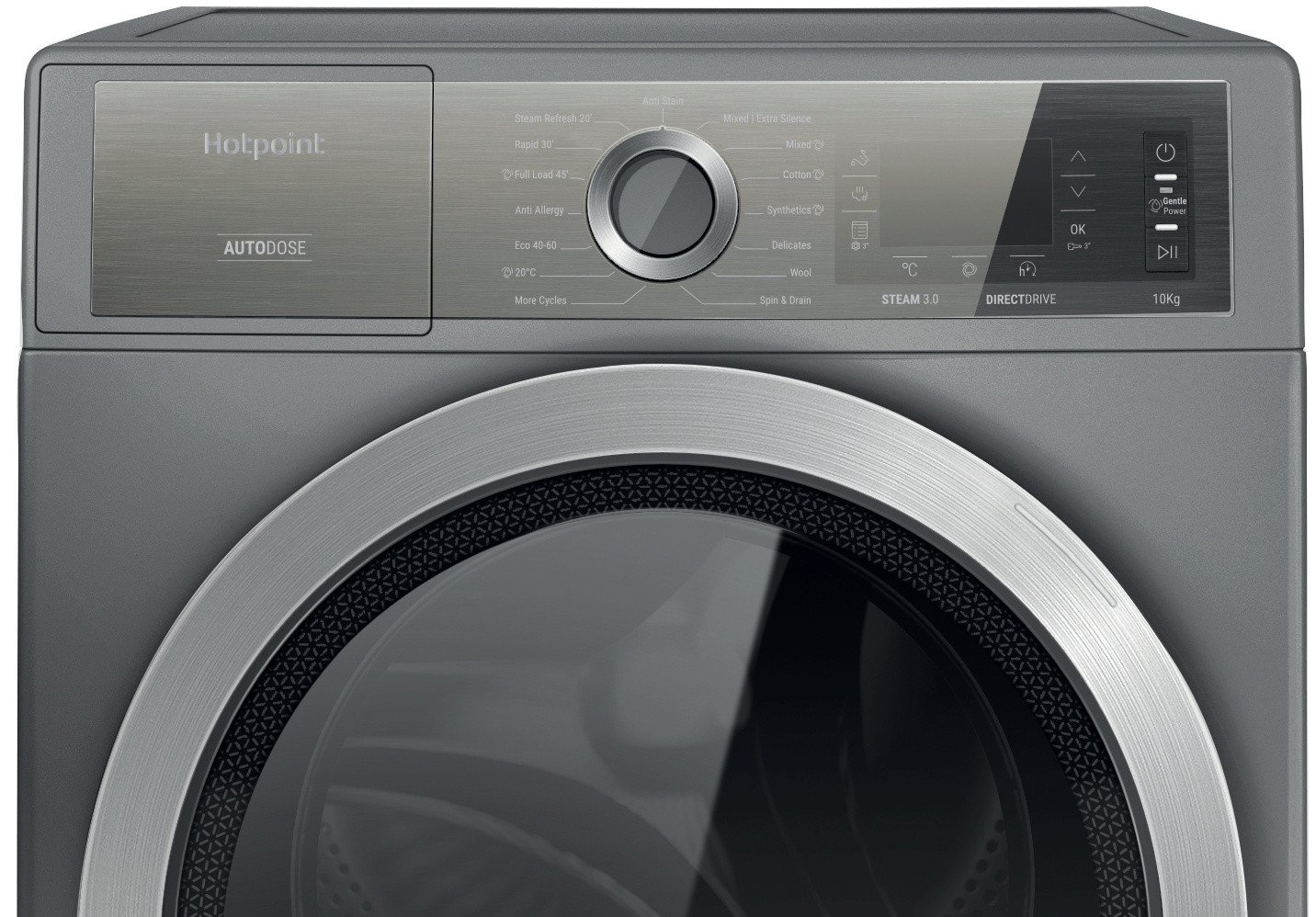 Picture of Hotpoint H8W046SBUK Washing Machine in Silver