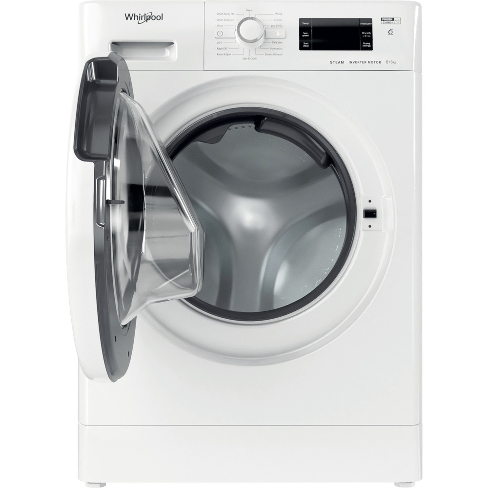 Whirlpool FWDG86148W UK N Washer Dryer 8+6kg 1400rpm - White