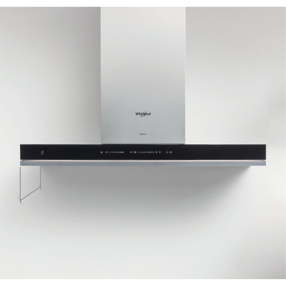 Whirlpool WHSS 90F TS K Cooker Hood 90cm - Black