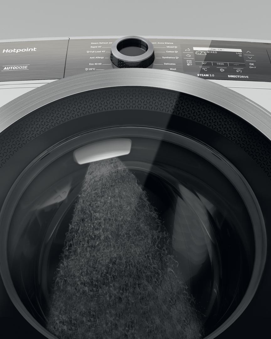 Picture of Hotpoint H8W946WBUK Washing Machine In White