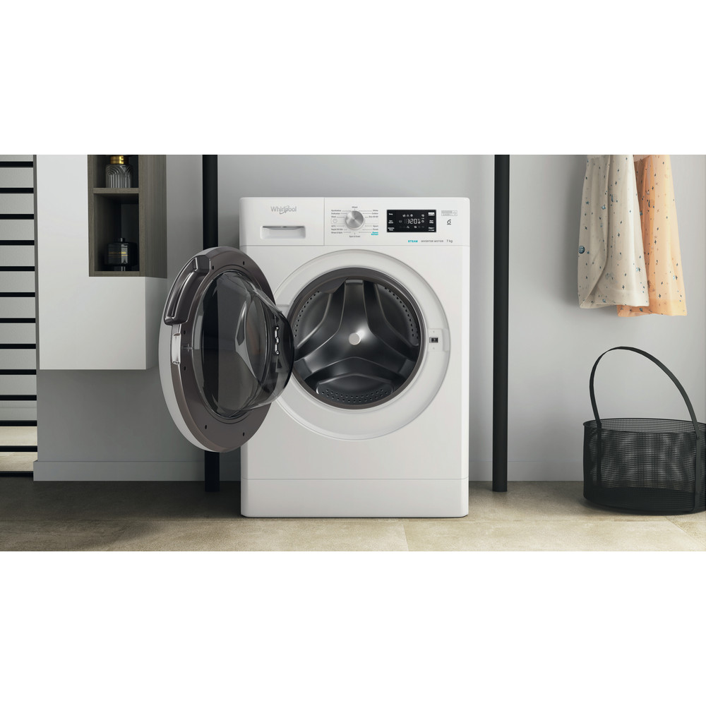 Whirlpool FreshCare FFB 7438 WV UK Washing Machine 7kg 1400rpm - White