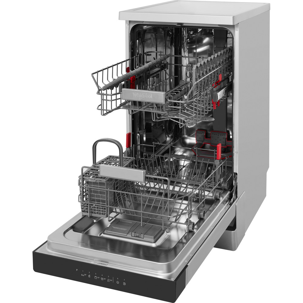 Whirlpool SupremeClean WSFO 3T223 PC X Dishwasher A++ 10 place - Stainless Steel