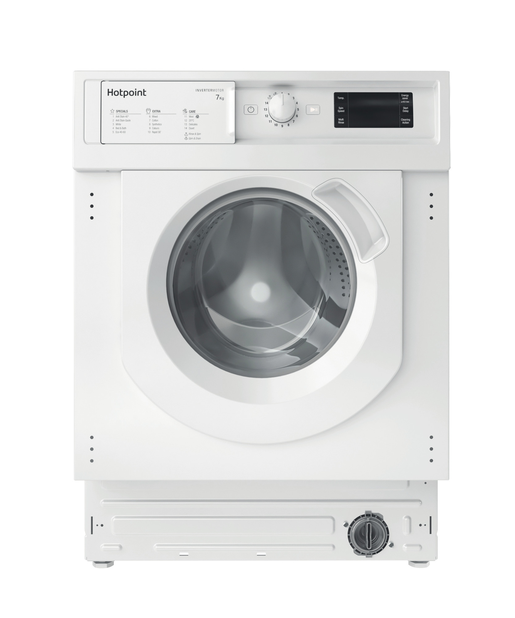 Picture of Hotpoint BI WMHG 71483 UK N 7kg Integrated Washing Machine in White