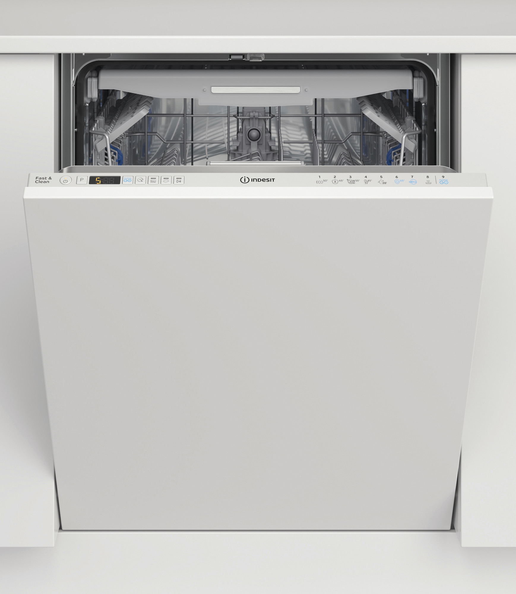 Picture of Indesit DIO 3T131 FE UK  Full Size Integrated Dishwasher with 14 Place Settings