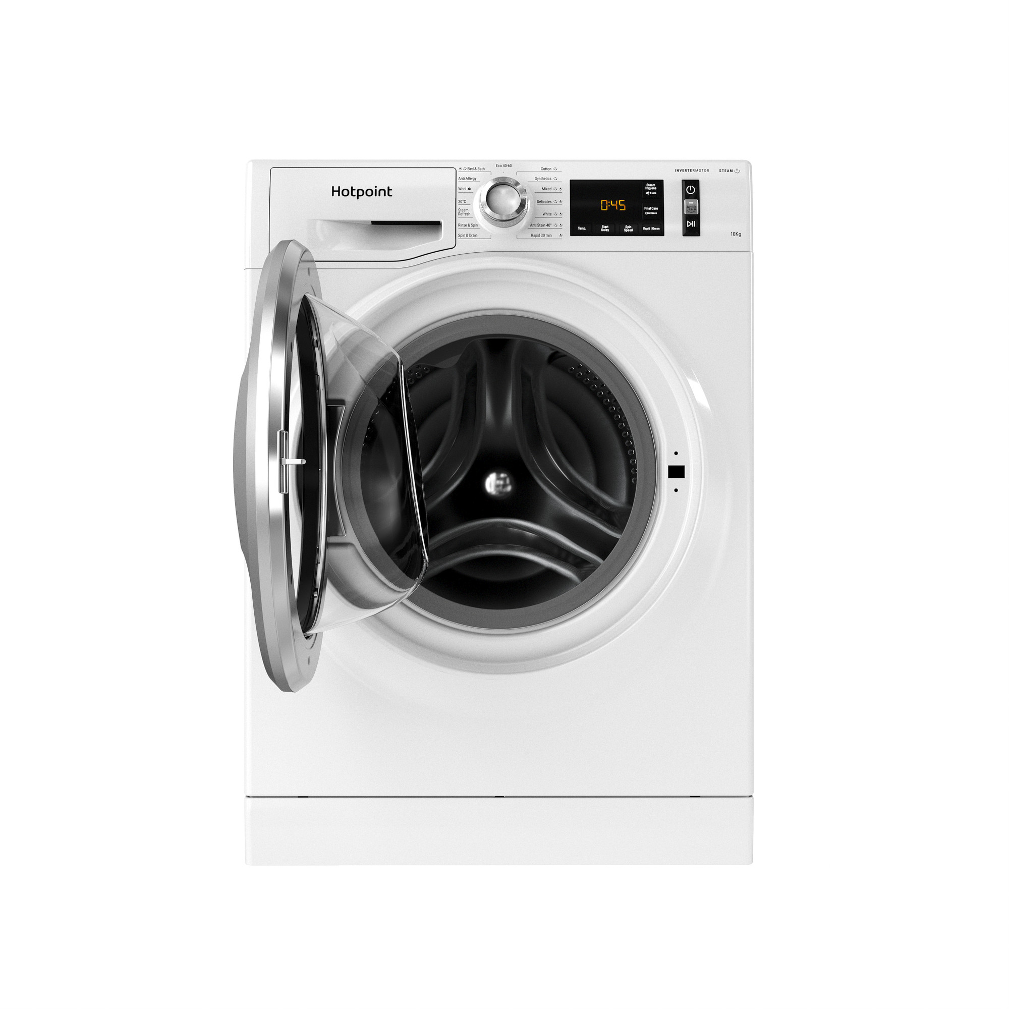 Picture of Hotpoint ActiveCare NM111046WCAUKN 10kg White Freestanding Washing Machine in White