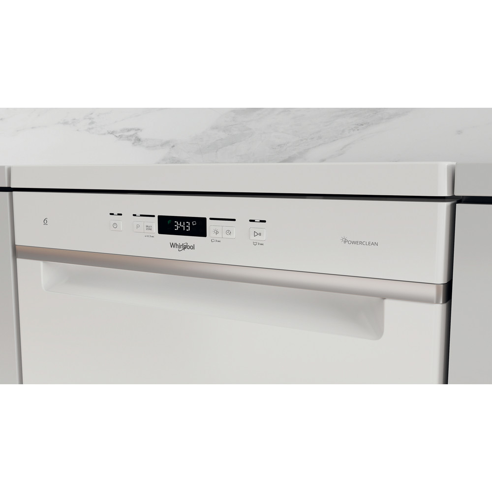 Whirlpool Supreme Clean WFC 3C33 PF UK Dishwasher - White