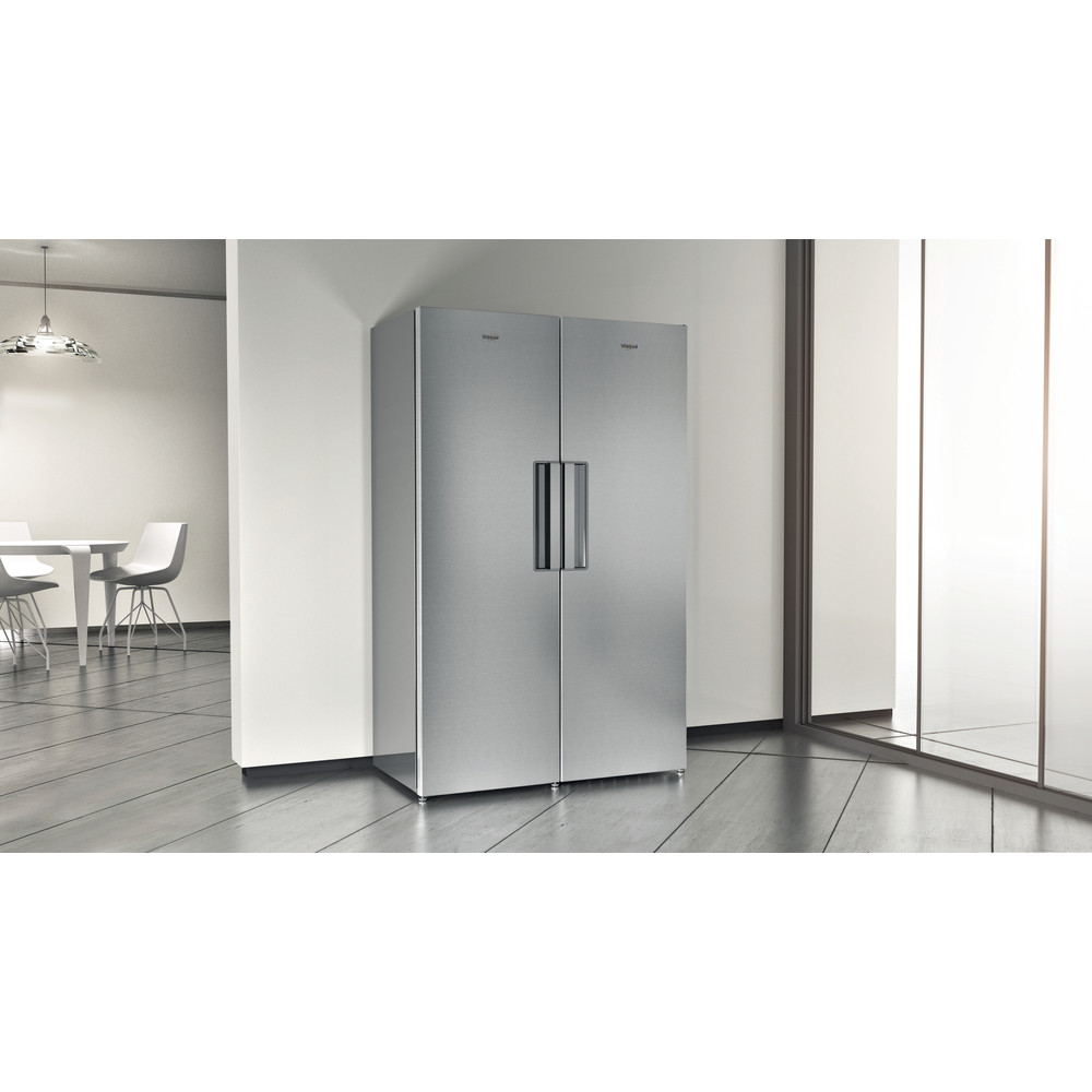 Whirlpool SW8 AM2C XARL 2 Larder Fridge 350L - Stainless Steel