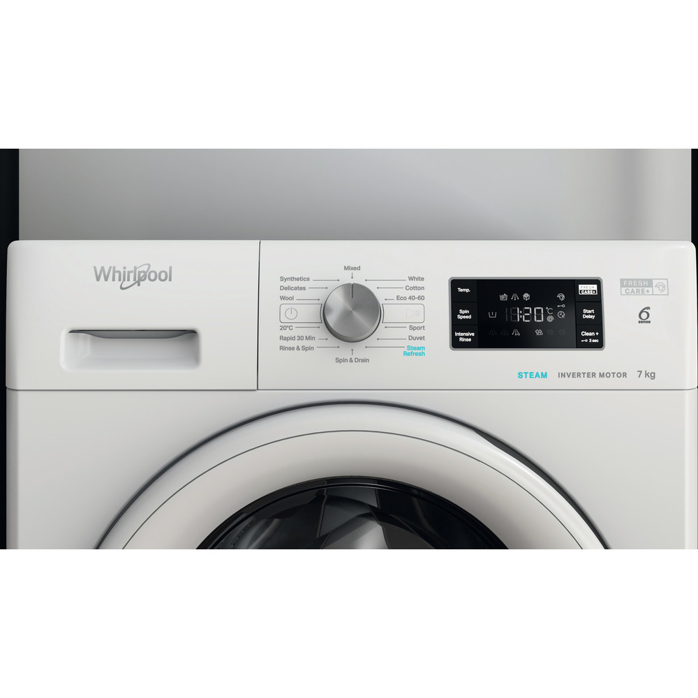 Whirlpool FreshCare FFB 7438 WV UK Washing Machine 7kg 1400rpm - White