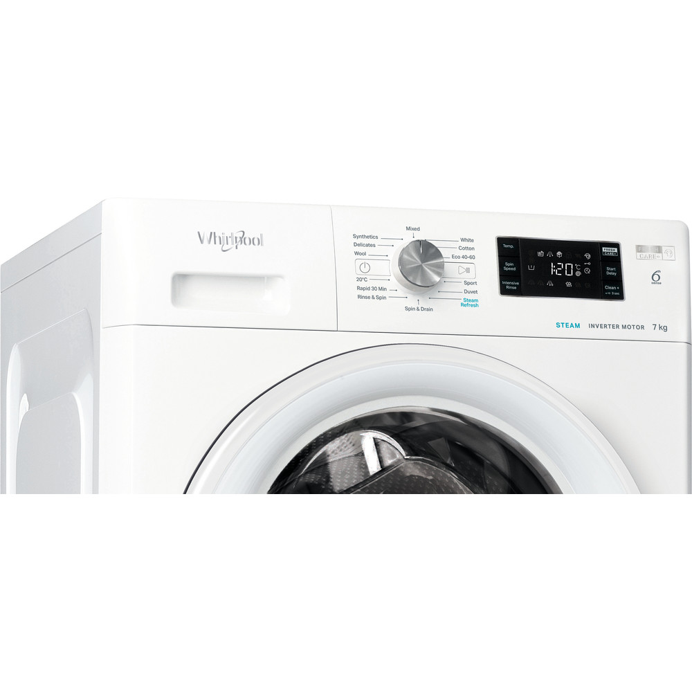 Whirlpool FreshCare FFB 7438 WV UK Washing Machine 7kg 1400rpm - White