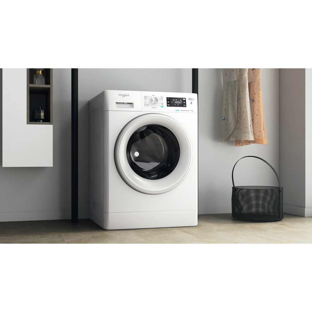 Whirlpool FreshCare FFB 7438 WV UK Washing Machine 7kg 1400rpm - White