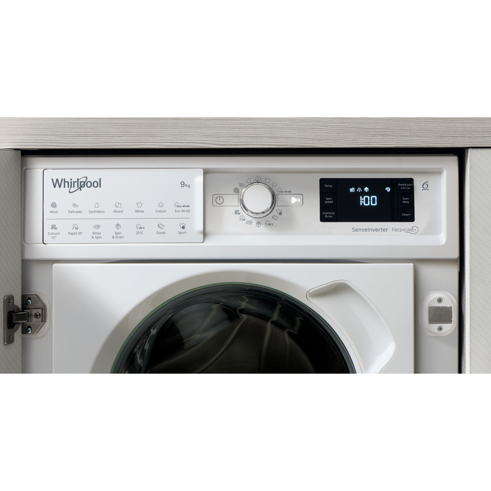 Whirlpool BI WMWG 91484 UK Integrated Washing Machine - White