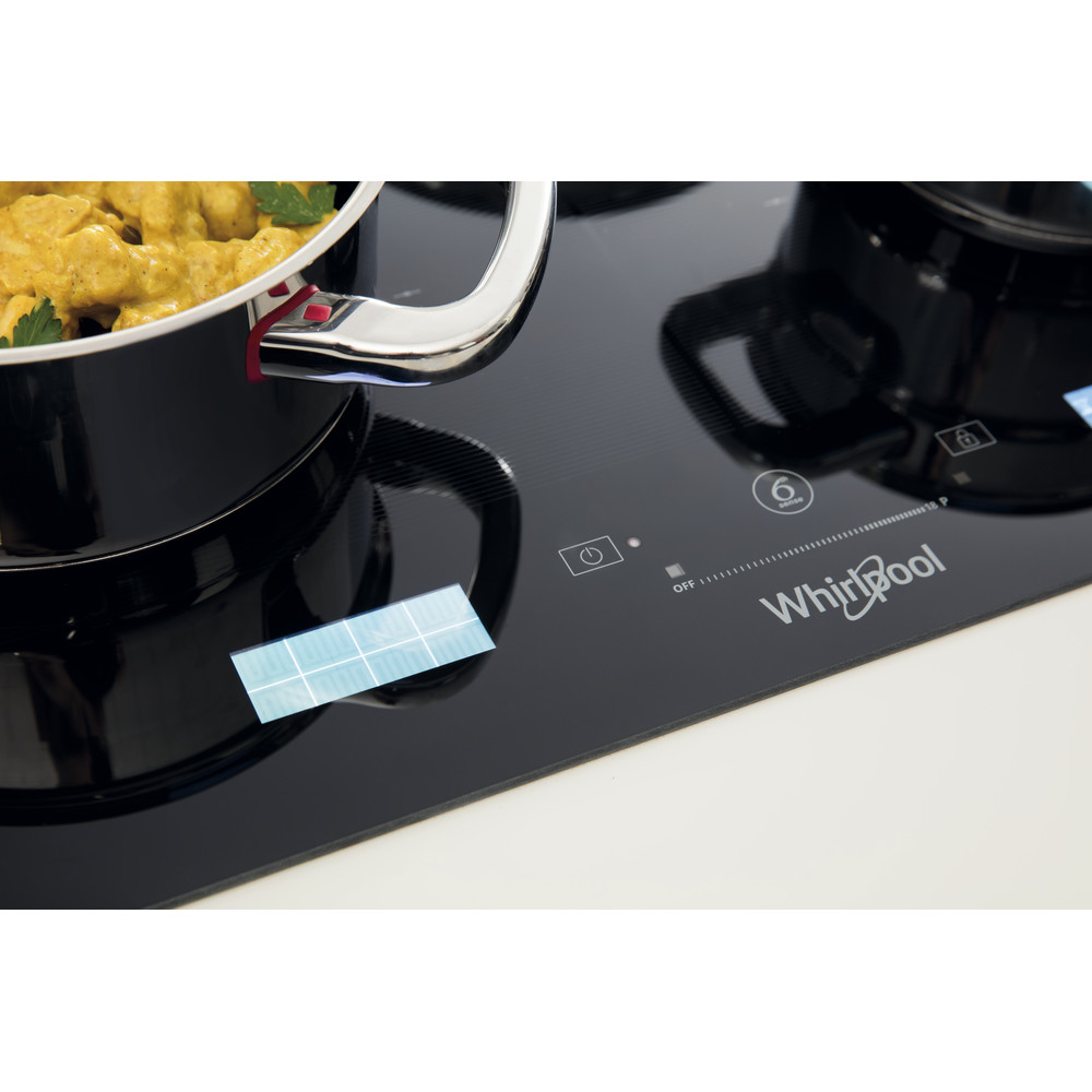 Whirlpool SmartCook SMP 778 C/NE/IXL Induction Hob 8 Zone 75cm - Black