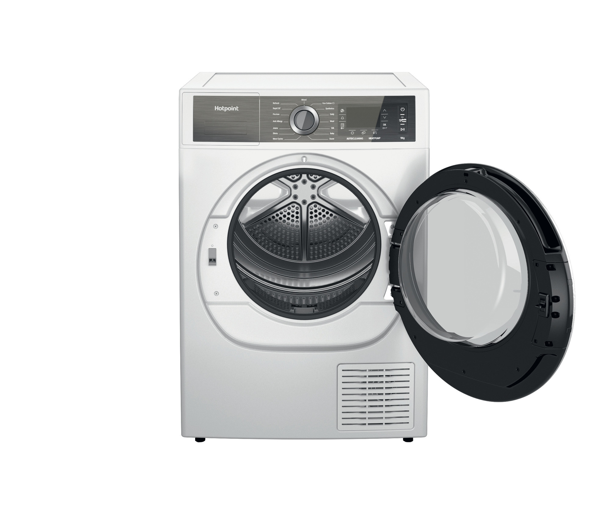 Picture of Hotpoint H8 D93WB UK Heat Pump 9kg Tumble Dryer - Freestanding White