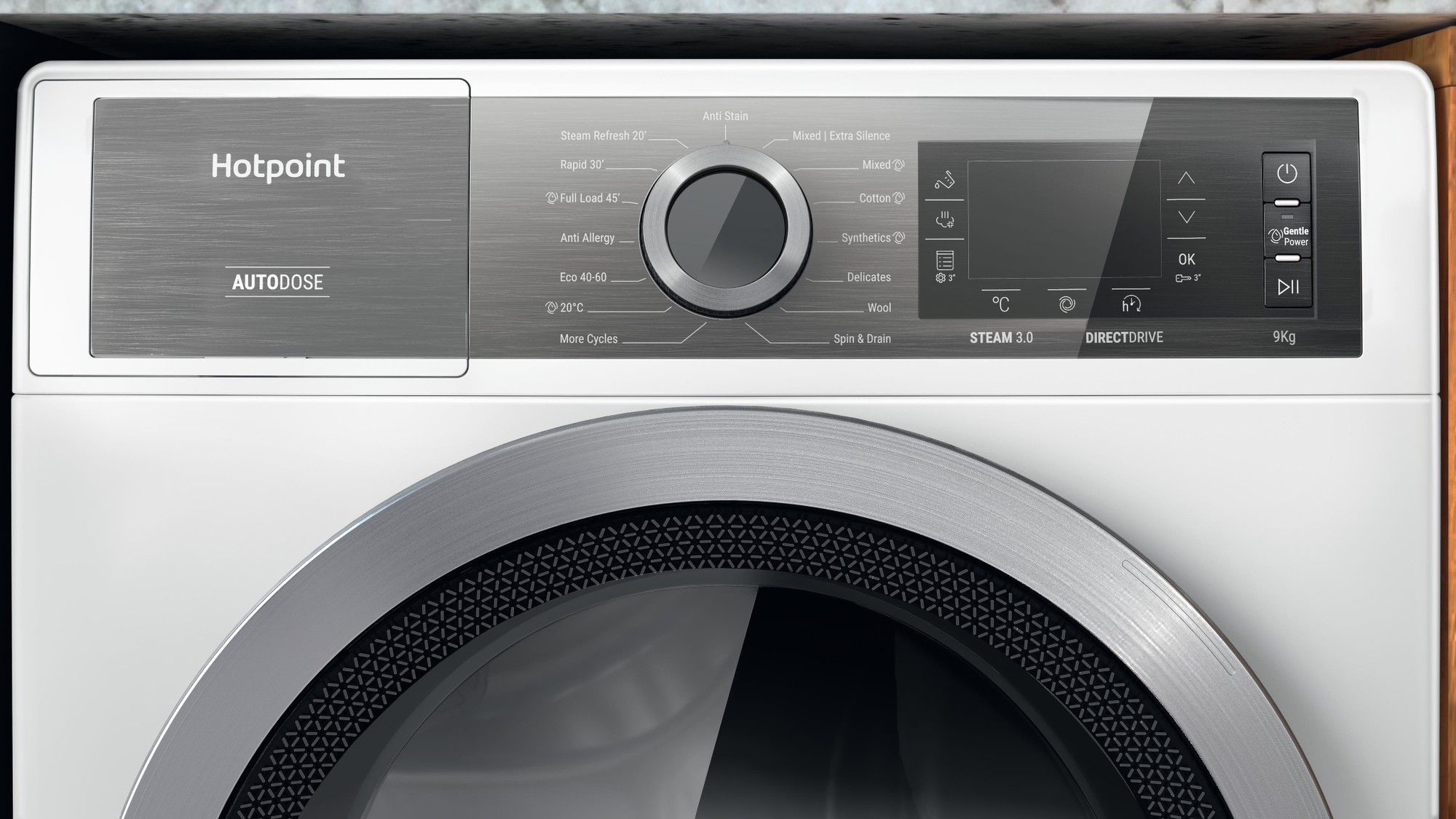 Picture of Hotpoint H8W946WBUK Washing Machine In White