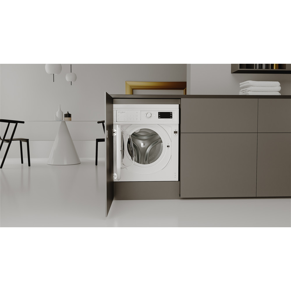 Whirlpool BI WMWG 91484 UK Integrated Washing Machine - White