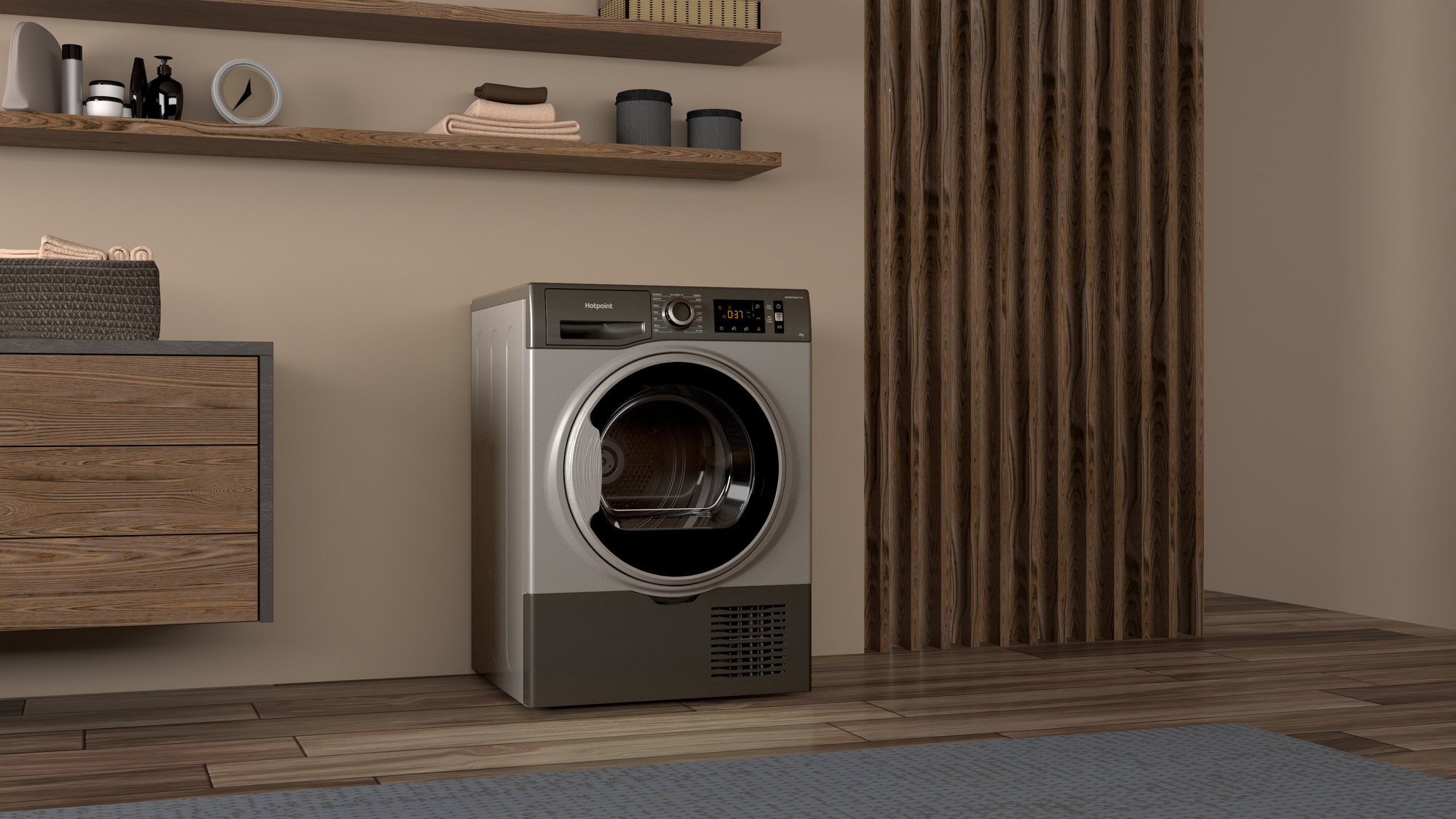 Picture of Hotpoint H3 D81GS UK Tumble Dryer in Graphite 