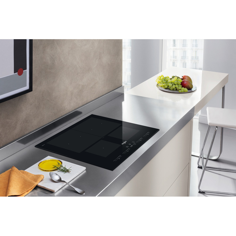 Whirlpool induction glass-ceramic hob - SMO 654 OF/BT/IXL