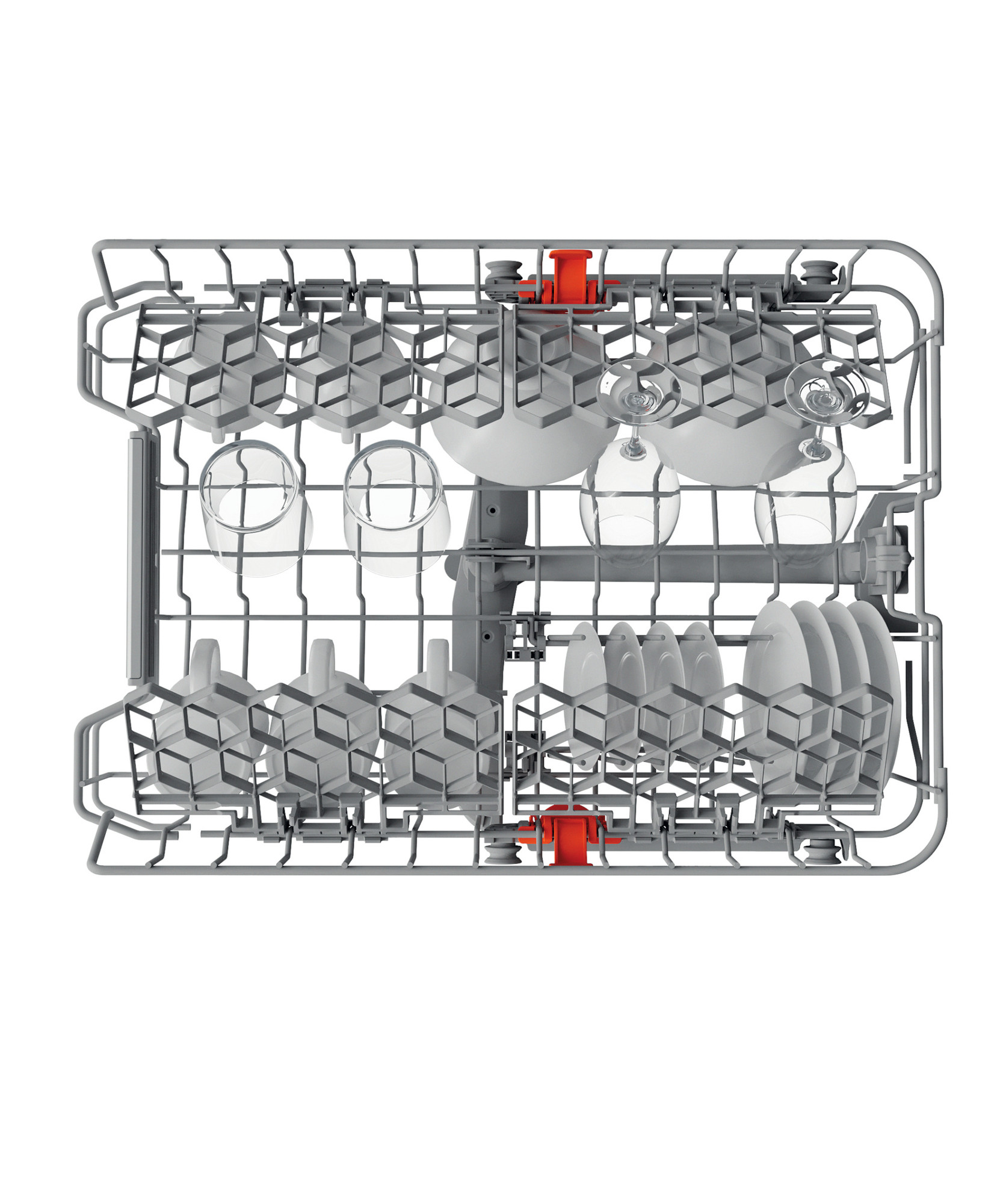 Picture of Hotpoint HSFO 3T223 W X UK N Slimline Dishwasher with 10 Place Settings - Stainless Steel Inox