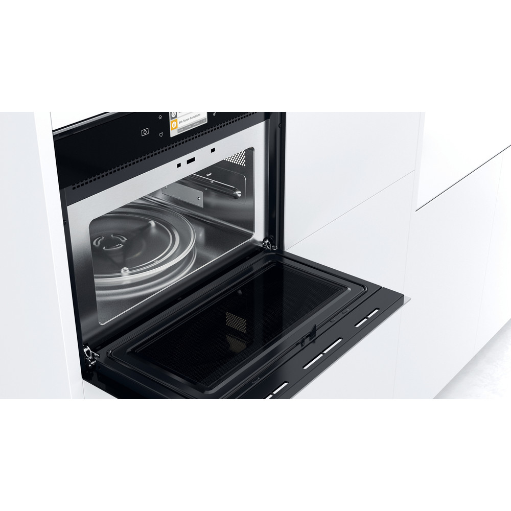 Whirlpool W Collection W11I MW161 UK Built-In Microwave Oven - Dark Grey