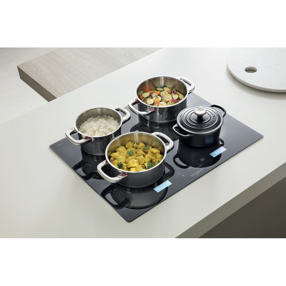 Whirlpool SmartCook SMP 778 C/NE/IXL Induction Hob 8 Zone 75cm - Black