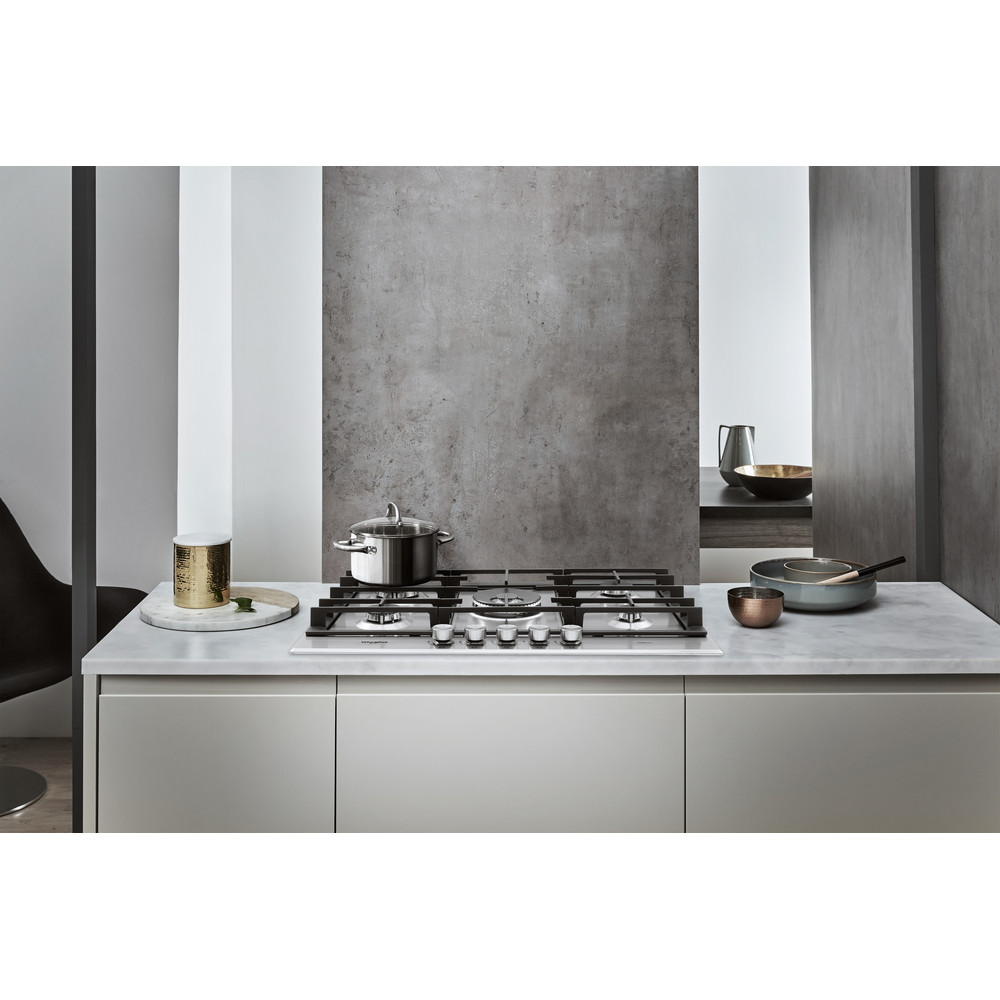 Whirlpool GMW 7552/IXL Gas Hob 5 Burners 75cm - Stainless Steel