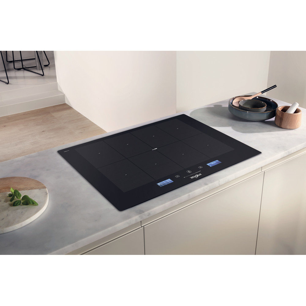 Whirlpool SmartCook SMP 778 C/NE/IXL Induction Hob 8 Zone 75cm - Black